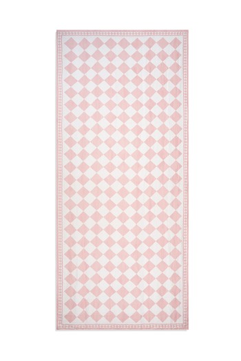 Pink Check Linen Tablecloth from Summerill & Bishop 