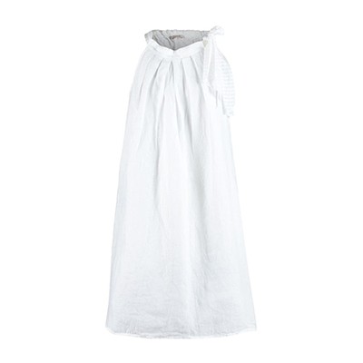 White Linen Dress