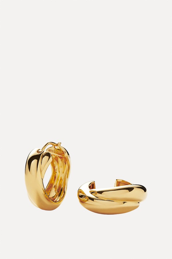 Chunky Medium Entwine Hoop Earrings from Missoma x Lucy Williams