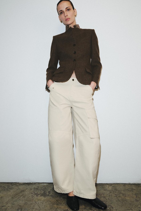 Tailored Blazer With Wool