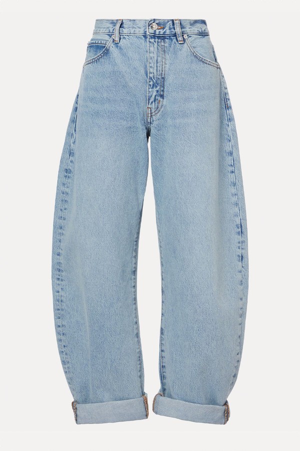 The Bubble Barrel-Leg Jeans from Frame