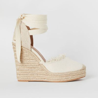 Wedge-Heel Platform Sandals from H&M