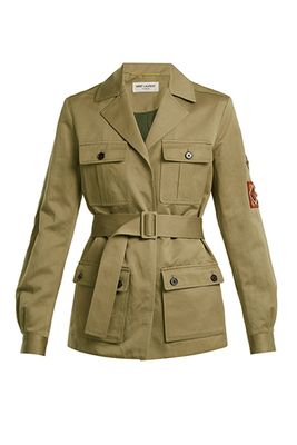 Belted Military Jacket from Saint Laurent