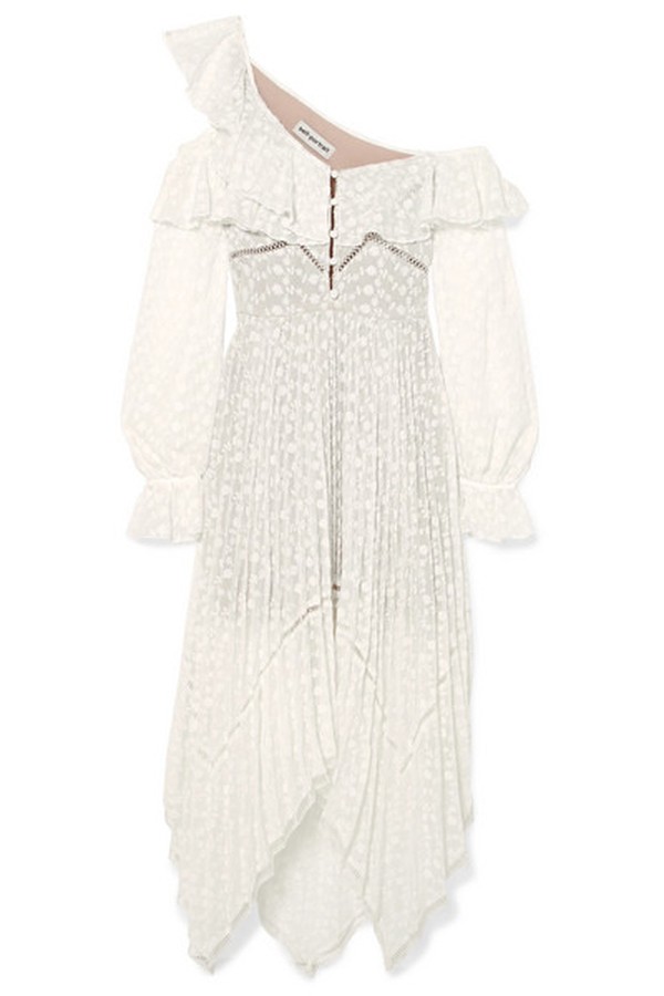 Embroidered Tulle Midi Dress from Self-Portrait