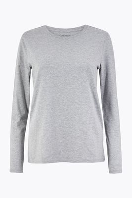 Pure Cotton Straight Fit T-Shirt from Mark & Spencer