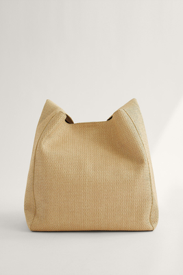 Natural Fabric Slouch Bag