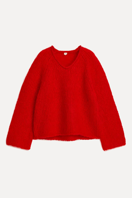Loose-Knit Wool-Mohair Jumper from ARKET