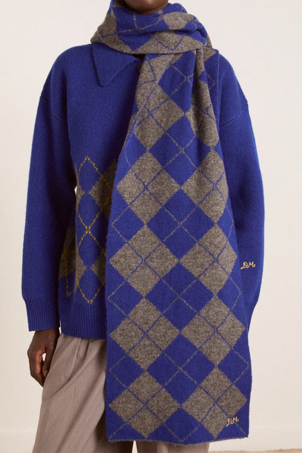 Saskia Lambswool Scarf from Damson Madder