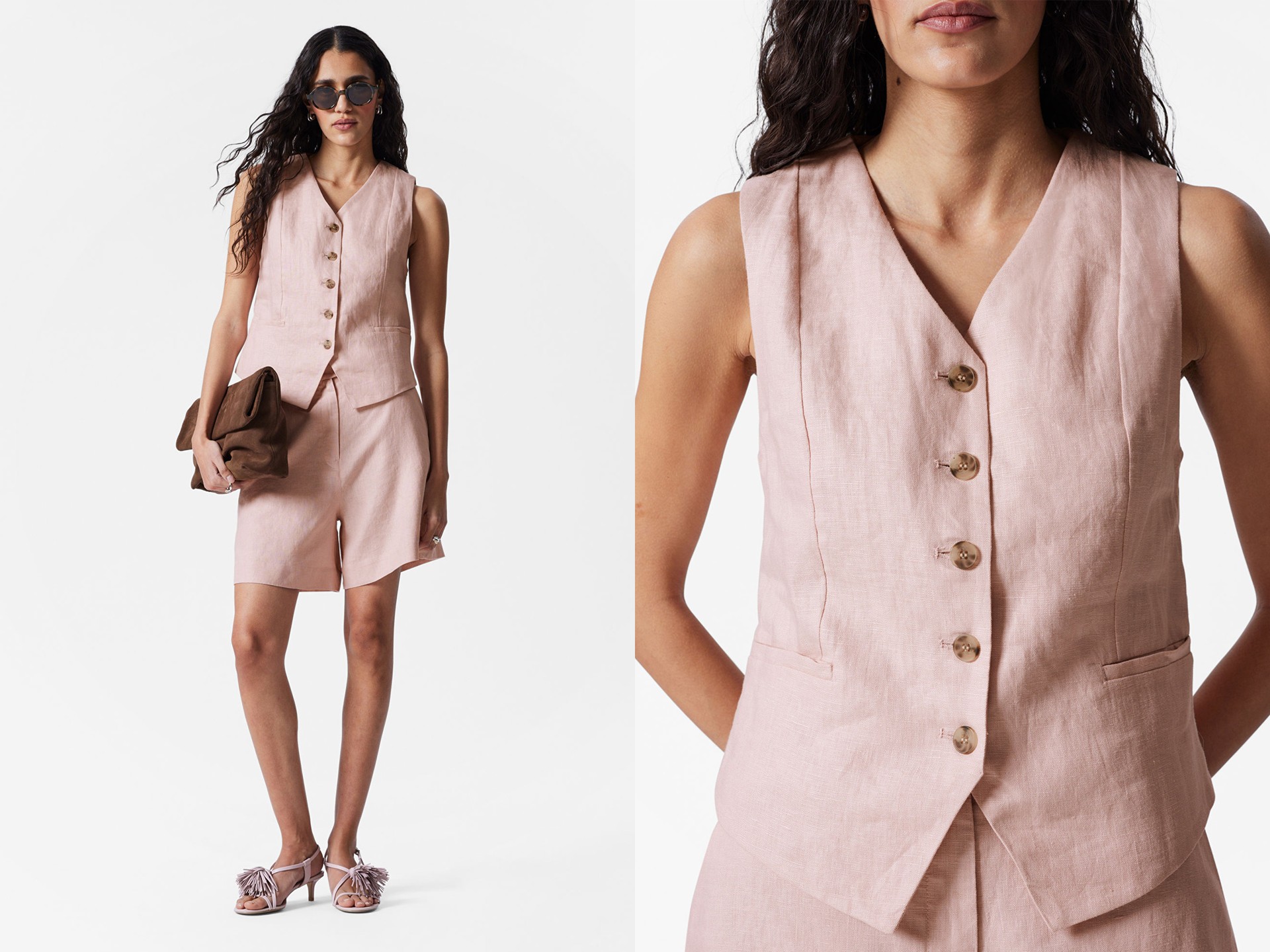 Tailored Linen Waistcoat