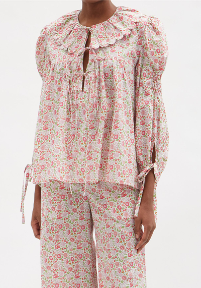 Luisa Floral-Print Pyjamas from Horror Vacui