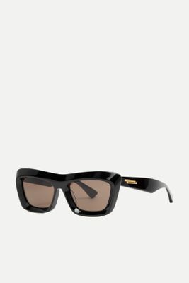 Square Cat-Eye Sunglasses from Bottega Veneta