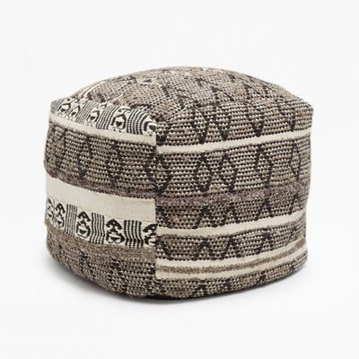 Woven Mayan Pouffe