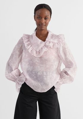 Sheer Ruffled Shirt  from & Other Stories