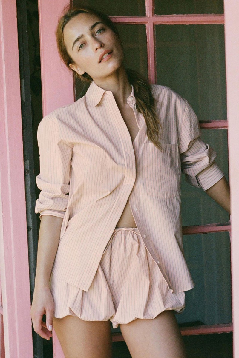 Striped Culottes Shorts