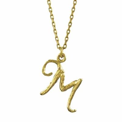 Twig Alphabet Necklace from Alex Monroe