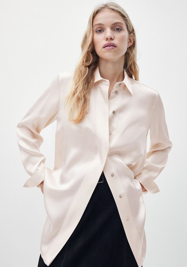 Flowing Satin Shirt