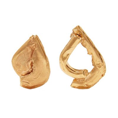 Warrior Gold-Plated Earrings  from Alighieri