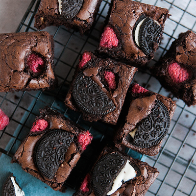 Oreo & Raspberry Brownie Baking Kit from Honeywell Biscuit Co.