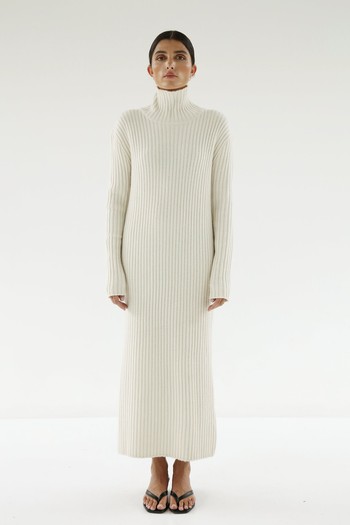 Sue Rib Knit Dress