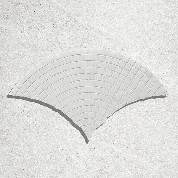 Aliseo Marble Fan Mosaic from Artisans Of Devizes