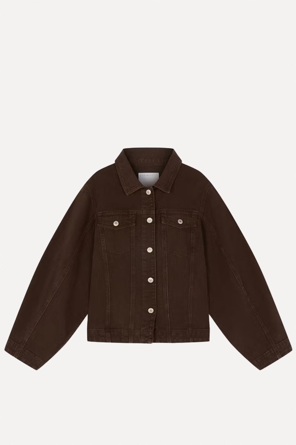 Cinched Denim Jacket