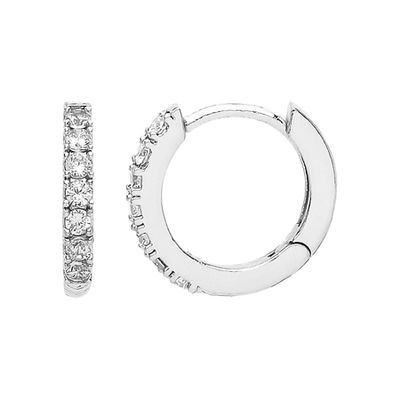 Pave Set Hoop Earrings from Estella Bartlett