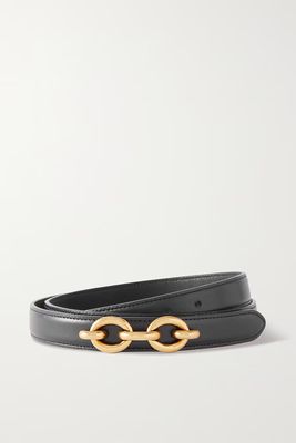 Chain-Embellished Leather Belt from SAINT LAURENT