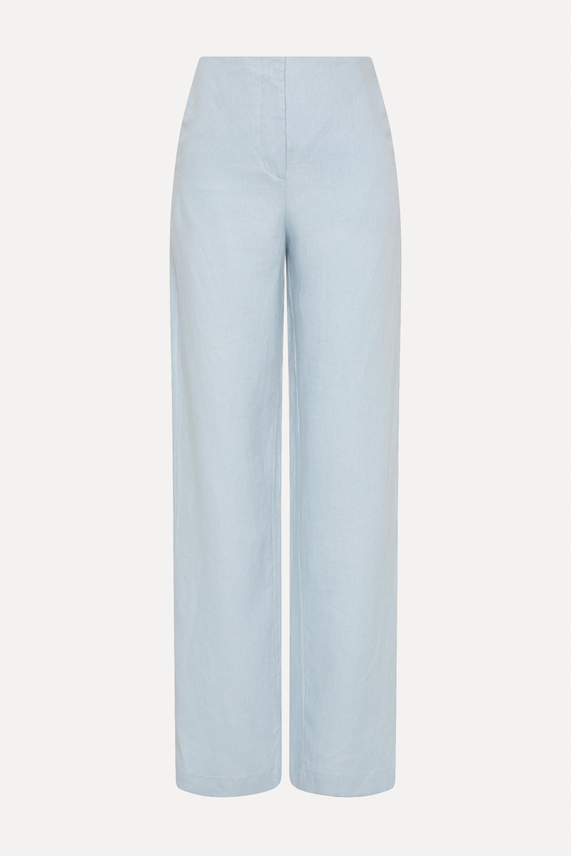Lulea High-Rise Linen Wide-Leg Pants from Faithfull