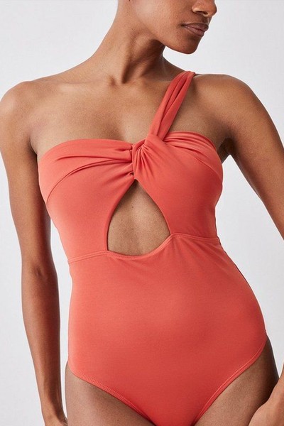 Goddess Asymmetric Swimsuit