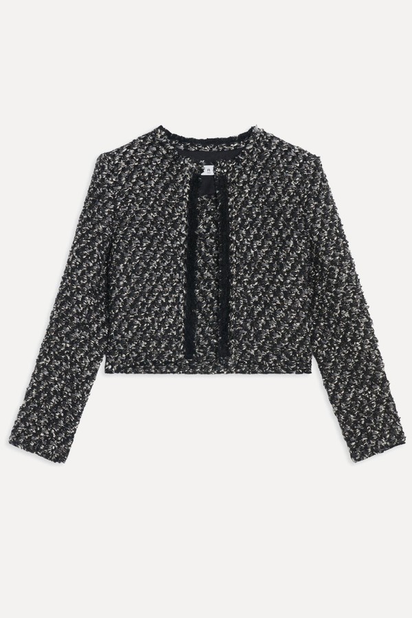 Voana Tweed Jacket With Shoulder Pads from Iro