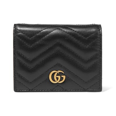 GG Marmont Quilted-Leather Wallet