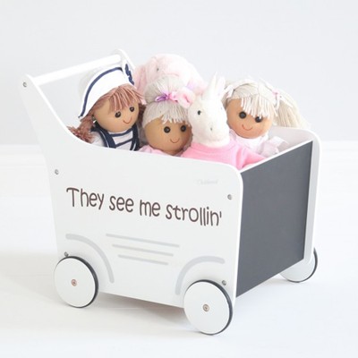 Personalised Wooden Stroller