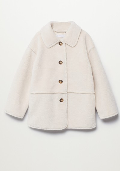 Faux Shearling Jacket from Mango