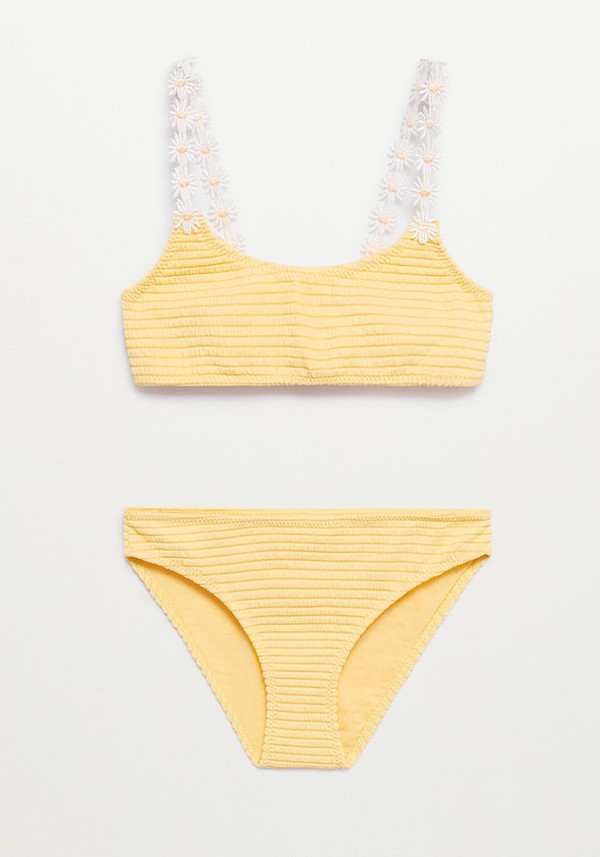 Floral-Strap Bikini from Mango
