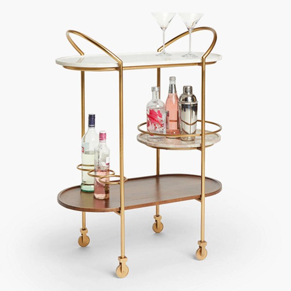 Raine Bar Cart from John Lewis & Partners + Swoon