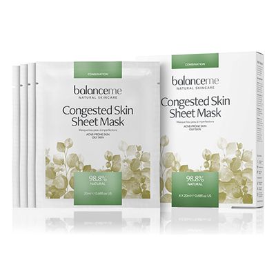 Congested Skin Sheet Mask Pack of 4