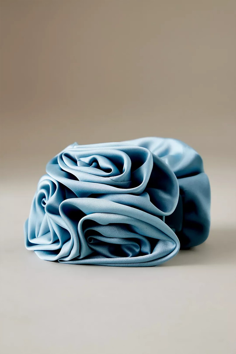 Becksondergaard Satin Rose Hair Claw Clip from Anthropologie