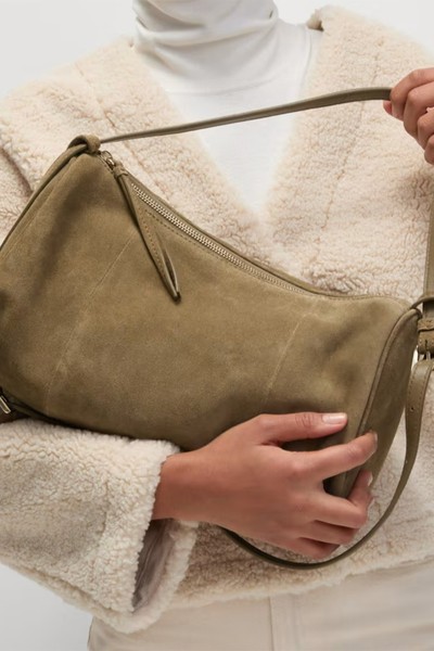 Suede Shoulder Bag