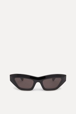 Pointed Cat Eye Sunglasses from Bottega Veneta