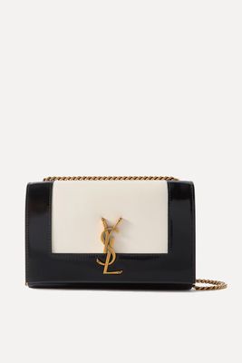 Kate Small Two-Tone Leather Shoulder Bag from Saint Laurent