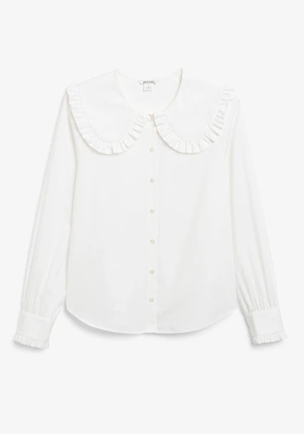 Big Collar Blouse from Monki