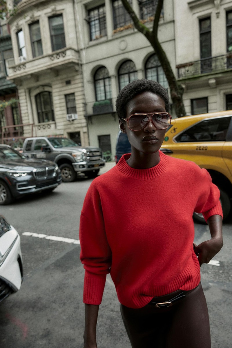 Soft Plain Knit Sweater