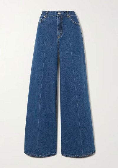 Murray Mid Rise Wide Leg Jeans from Tibi