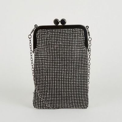 Clip Top Pouch Shoulder Bag from New Look
