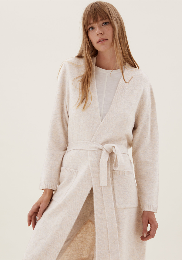Belted Longline Cardigan