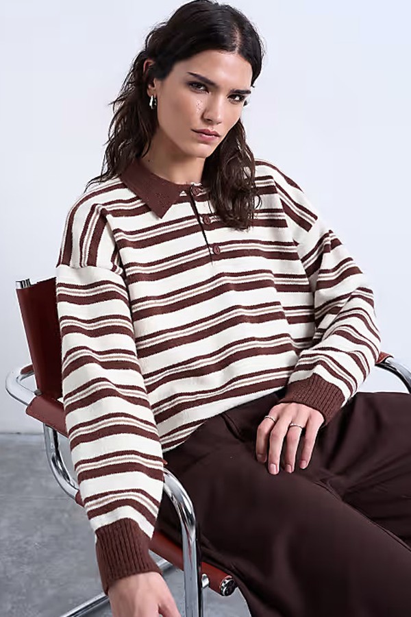 Knitted Polo from Topshop