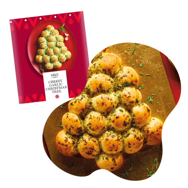 Let's Party Garlic Doughball Christmas Tree from Aldi