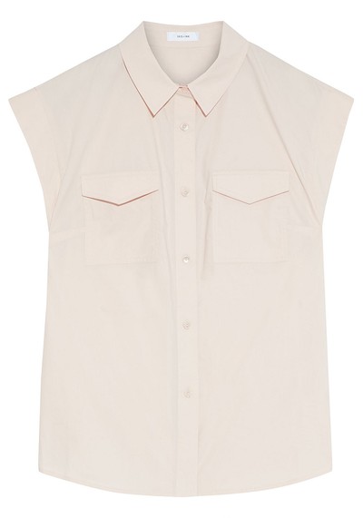 Hannah Cotton-Poplin Top