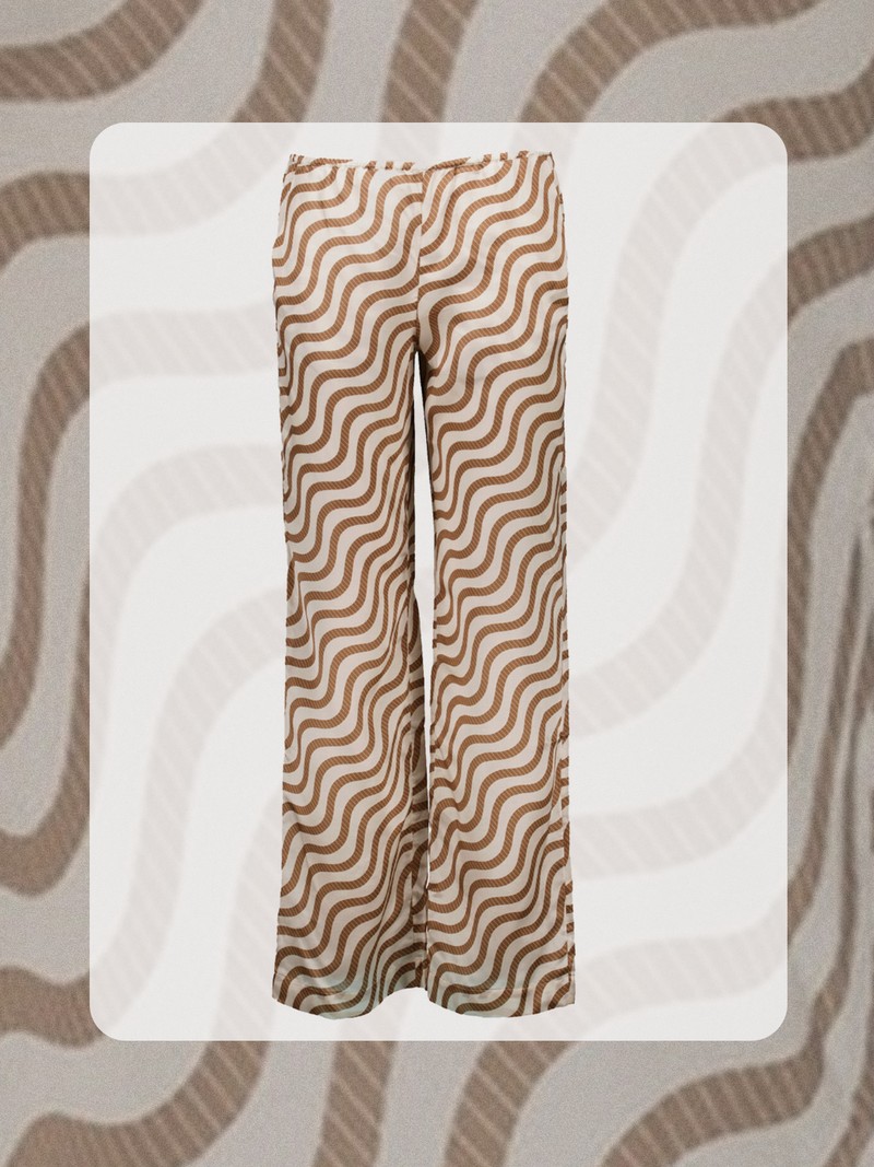 Wave Striped Trousers