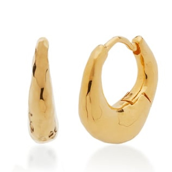 Deia Huggie Earrings from Monica Vinader